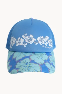 Girls Happy Hibiscus Trucker Cap
