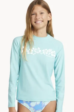 Girls Heat Wave Long Sleeve Suntop