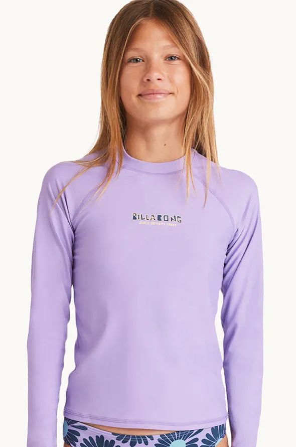 Girls Heat Wave Long Sleeve Suntop