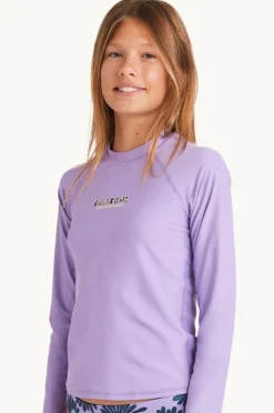 Girls Heat Wave Long Sleeve Suntop