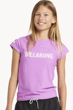 Girls Heat Wave Short Sleeve Suntop