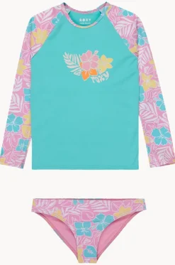 Girls Hibiscus Jam Suntop Set