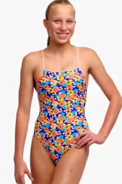 Girls Killer Flowers Tie Me Tight One Piece
