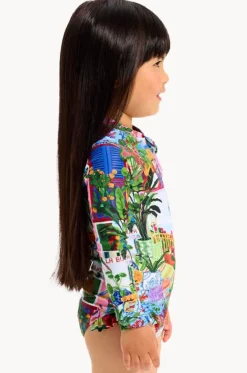 Girls La Boca Zip Sunsuit