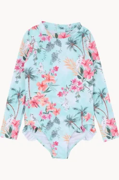 Girls Milana Long Sleeve Sunsuit