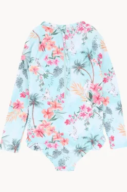 Girls Milana Long Sleeve Sunsuit
