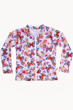 Girls Miss Aloha Long Sleeve Suntop