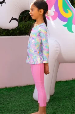 Girls Miss Dazzle Full Pant Sunsuit