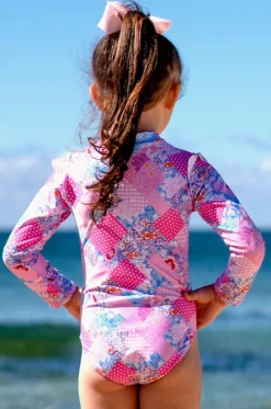 Girls Miss Dollhouse Long Sleeve Sunsuit