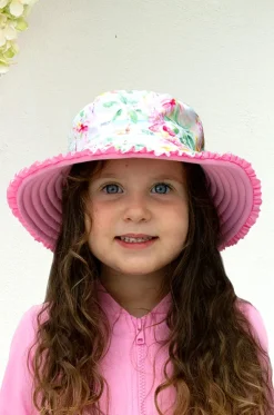 Girls Miss Vacay Reversible Sunhat