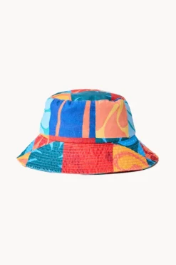 Girls Mixed Twill Bucket Hat