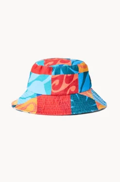 Girls Mixed Twill Bucket Hat