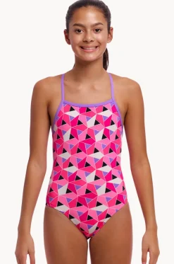 Girls Ninja Star Strapped In One Piece