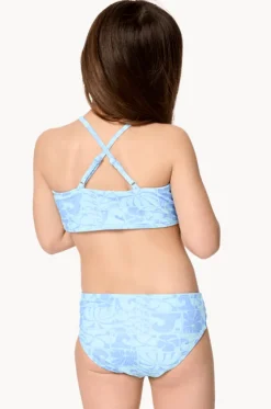Girls Oceanic Rib Crop Set