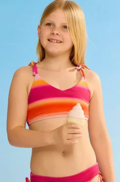 Girls Ombre Tie Crop Set