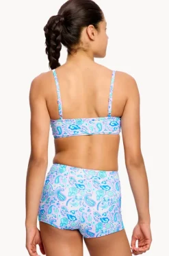 Girls Paisley Pink Crop Set