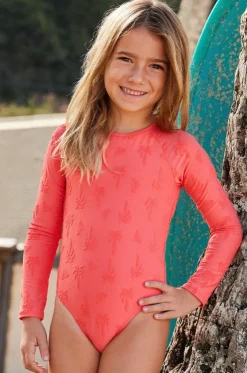Girls Palm Tree Sunsuit