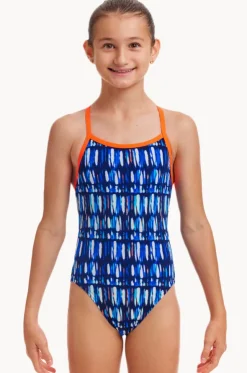 Girls Perfect Teeth Single Strap One Piece