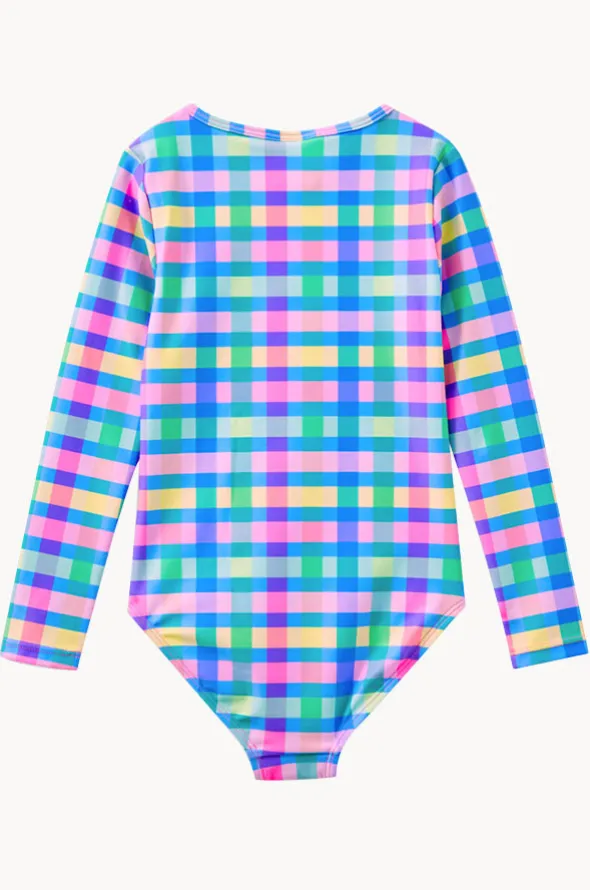 Girls Picnic Check Sunsuit