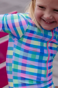 Girls Picnic Check Sunsuit