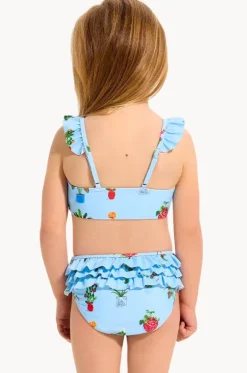 Girls Playa Bonita Frill Crop Set