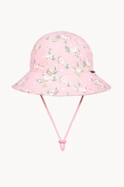 Girls Quackers Ponytail Bucket Hat