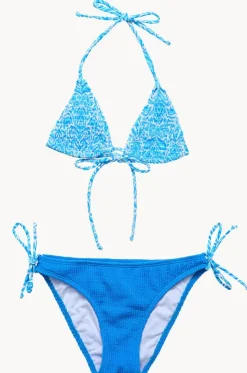 Girls Santorini Blue Tri Set