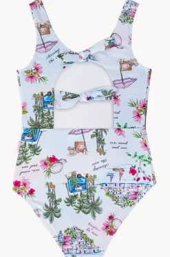 Girls Secret Vacay Cut Out One Piece