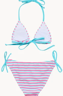 Girls Sorbet Stripe Tri Set