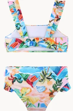 Girls South Pacific Frill Crop Set