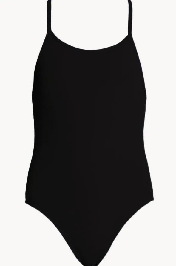 Girls Still Black Diamond Back One Piece