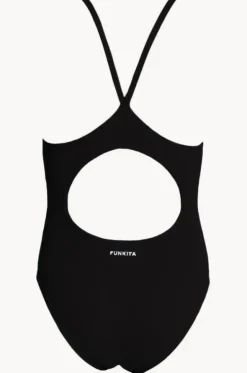 Girls Still Black Diamond Back One Piece