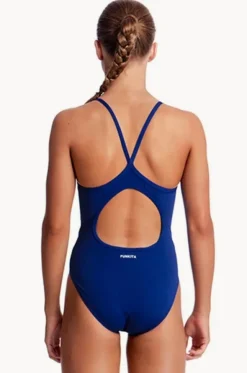 Girls Still Ocean Diamond Back One Piece