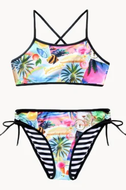 Girls Summer Vacay Reversible Crop Set