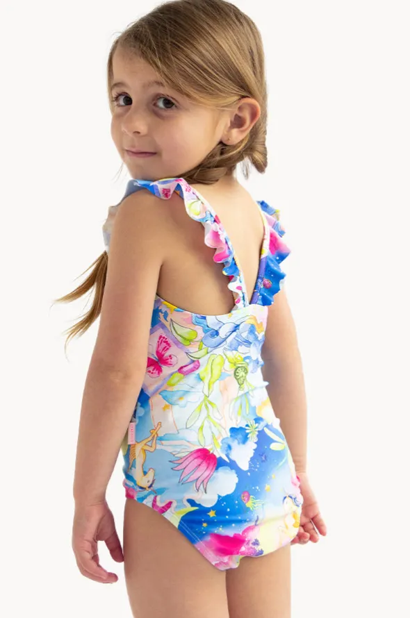 Girls Surrealism Frill One Piece