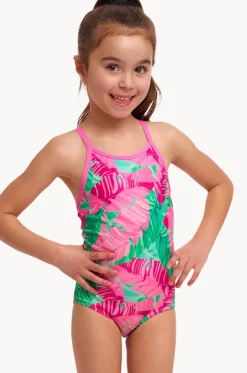 Girls Tropic Palm One Piece