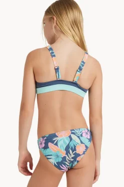 Girls Tropical Active Crop Set