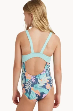 Girls Tropical Active One Piece