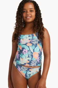 Girls Tropical Active Tankini Set