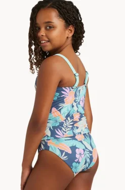 Girls Tropical Active Tankini Set