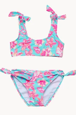 Girls Tropical Glow Crop Set