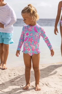Girls Tropical Glow Sunsuit