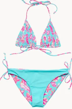 Girls Tropical Glow Tri Set