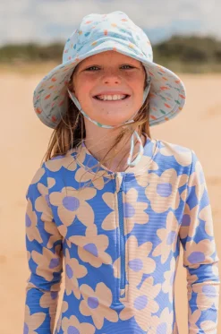 Girls Tropical Reef Swim Hat