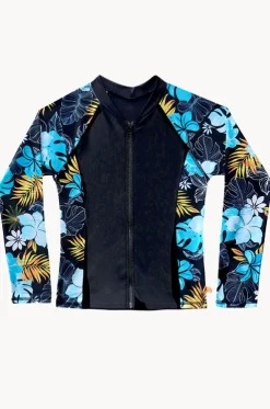 Girls Tropicana Long Sleeve Suntop