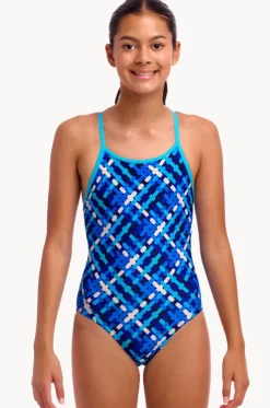 Girls Under Over Diamond Back One Piece