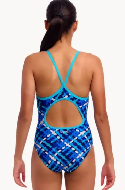 Girls Under Over Diamond Back One Piece