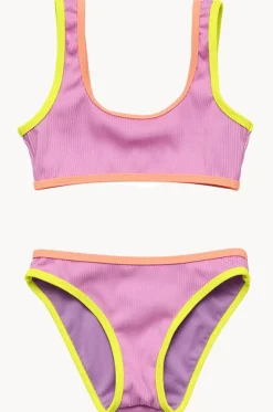 Girls Vacay Pop Crop Set