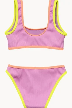 Girls Vacay Pop Crop Set