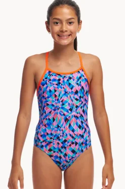 Girls Warp Tour Diamond Back One Piece